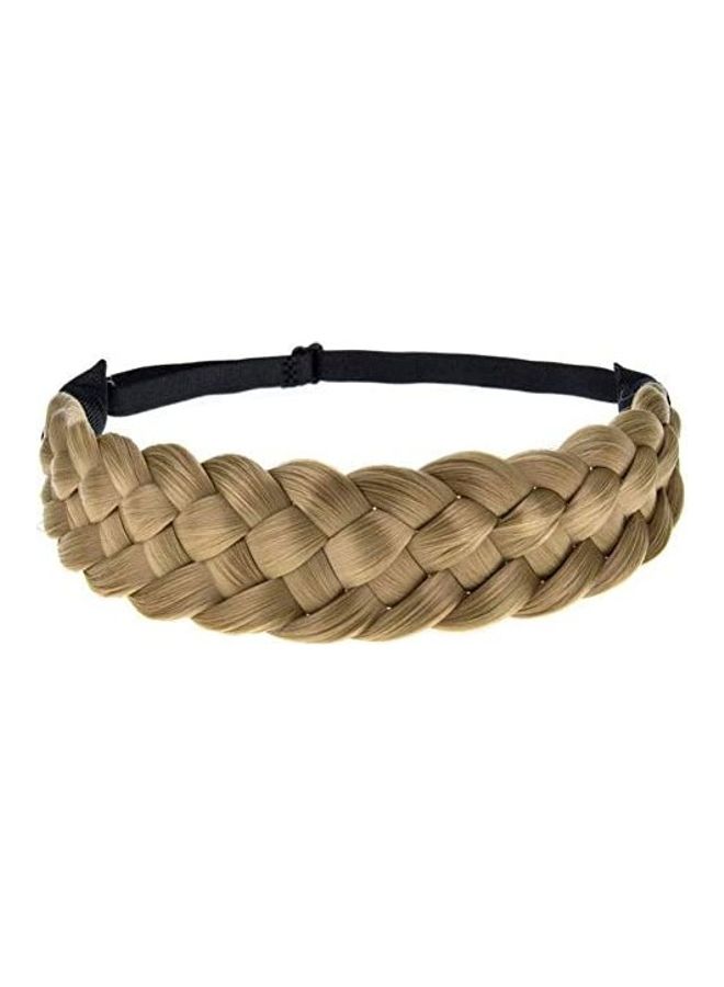 NIBEMINENT Braided Headband Beige