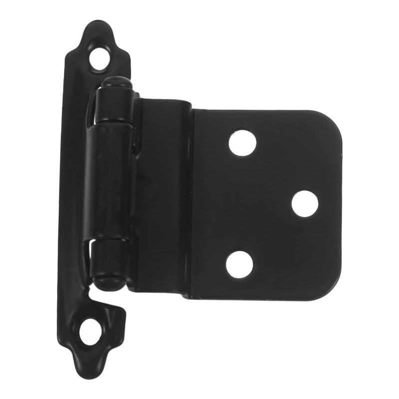 Self Closing Spring Loaded Door Hinge 3 8 Inch Black 1 4mm Thick Cabinet Replacement - Image 2