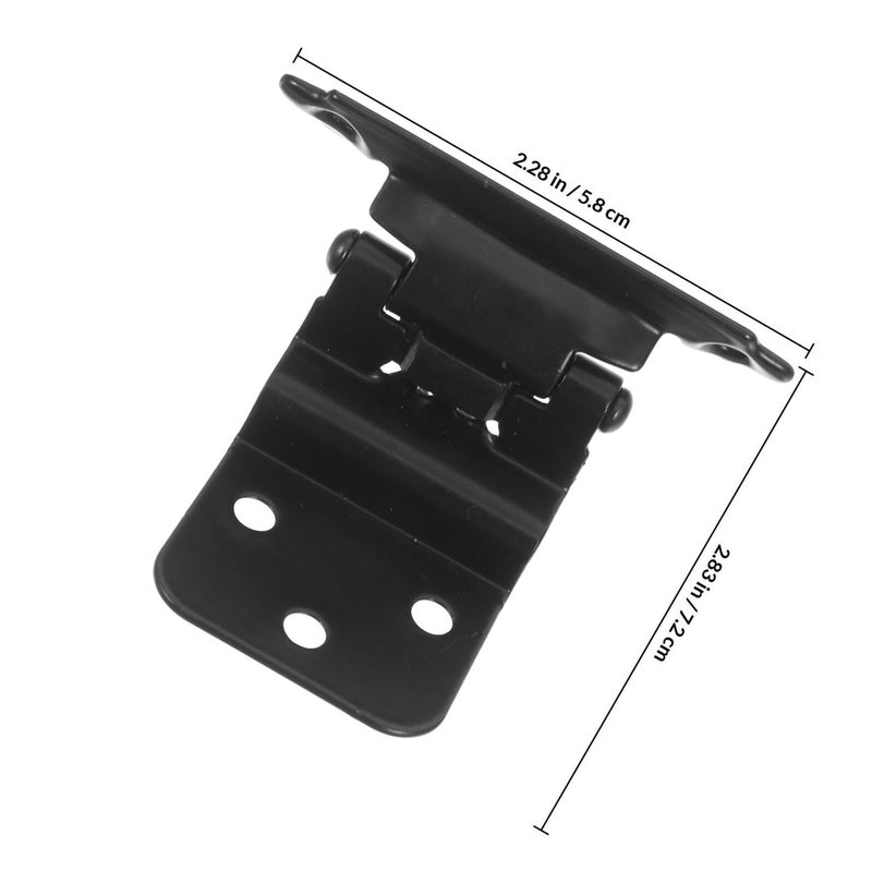 Self Closing Spring Loaded Door Hinge 3 8 Inch Black 1 4mm Thick Cabinet Replacement - Image 3