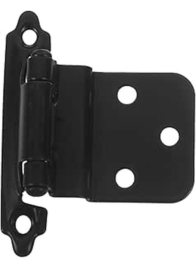 Self Closing Spring Loaded Door Hinge 3 8 Inch Black 1 4mm Thick Cabinet Replacement - Image 1