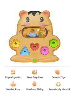 NIBEMINENT Toddlers Matching Toys With 5 Story Cards  - Image 4