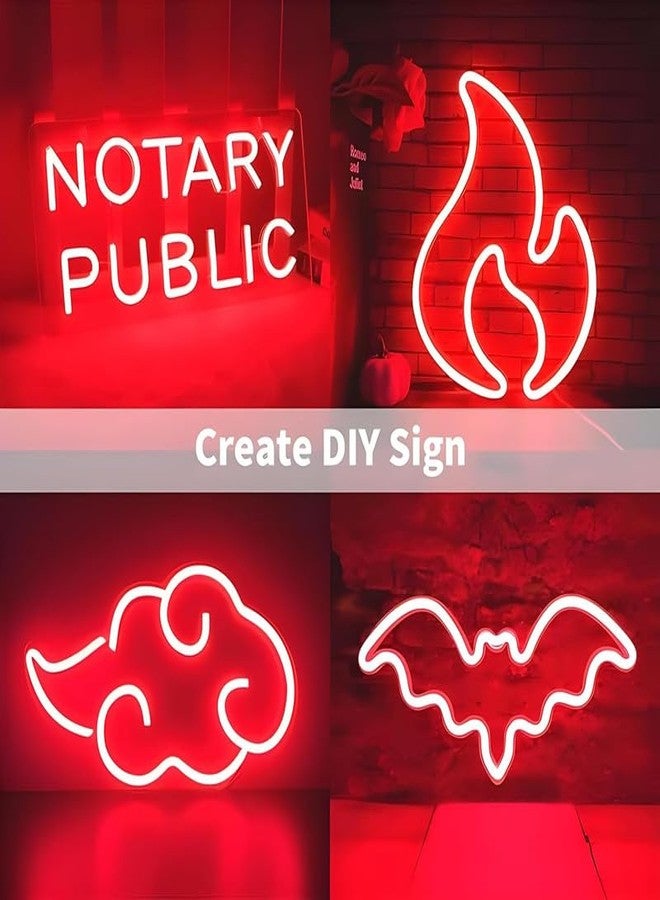 REPISH 5-Meter Red Neon Light Strip with 600 LEDs and 12V Adapter – Ideal for Wall Decorations, Parties, Celebrations, Bars, and Custom Neon Displays (Pack of 1) - Image 3