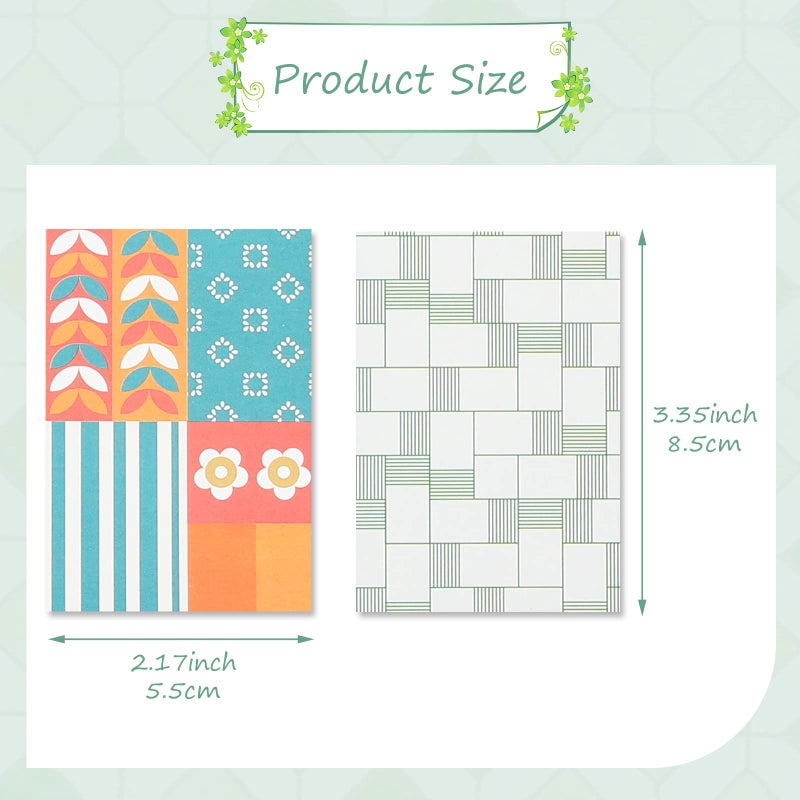 Tenare 500 Sheets Vintage DIY Scrapbook Aesthetic Paper Supplies Decorative Paper Material for DIY Scrapbook Journal Photo Album Crafts(3.35 x 2.17 Inches,Stylish Style) - Image 3