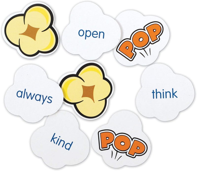 ليرننج ريسورسز مجموعة ألعاب "Pop for Sight Words" من ، ألعاب بناء اللغة، للاستخدام المنزلي أو الصفي، 2-4 لاعبين، مجموعة من 100 بطاقة، للأعمار 5 سنوات فما فوق - Image 4