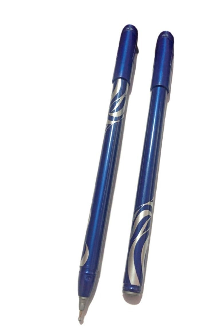 0.7mm Gel Pen, Smooth Liquid Ink, Set of 10 - Blue - Image 1