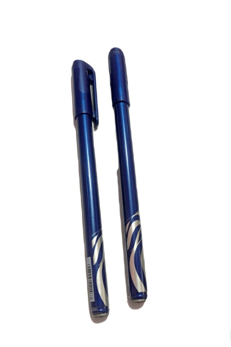 0.7mm Gel Pen, Smooth Liquid Ink, Set of 10 - Blue - Image 2