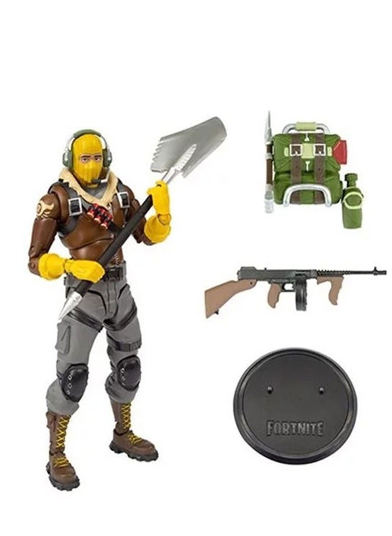 تمثال الحركة RAPTOR بحجم 7 إنش من Fortnite | لعبة قابلة للحركة عالية الجودة منتجات أنمي وألعاب لمحبي وعشاق الجمع - Image 2