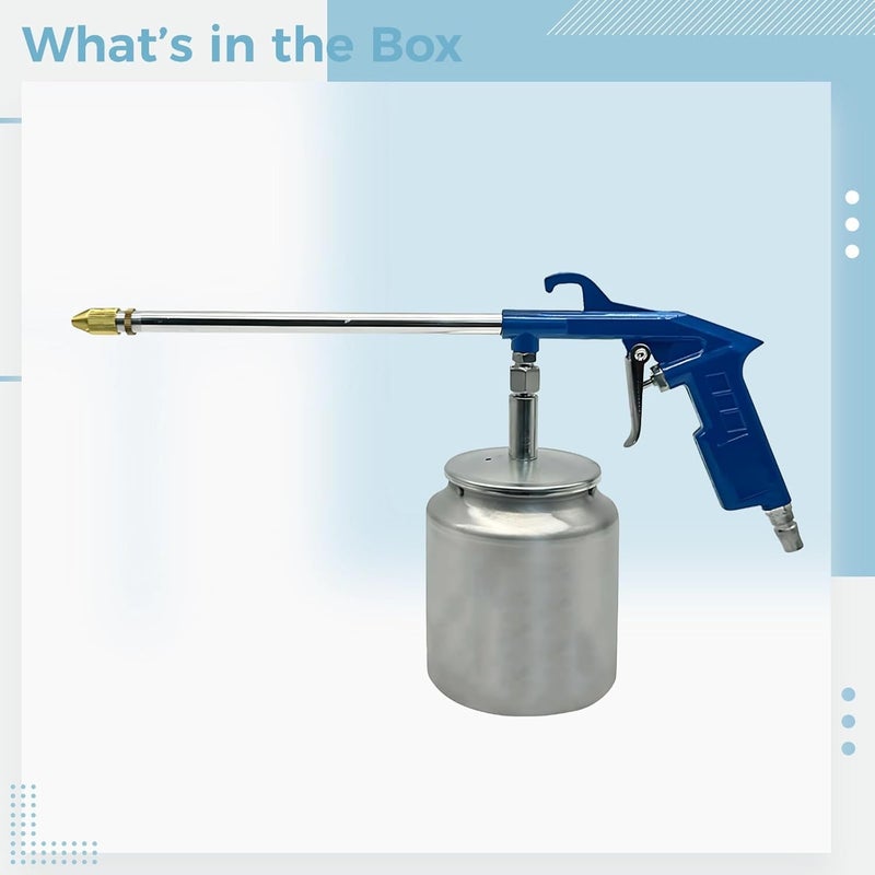 Generic Heavy-Duty Engine Wash Gun, Cleaning Tool for Engines, High-Pressure Air Blower with Kettle, Long-Lasting Aluminum Structure - Image 3