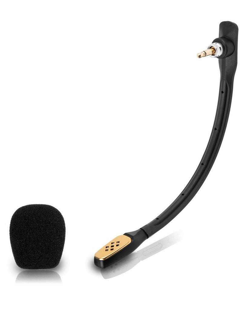 Mic Replacement for Astro A40/A40 TR Gaming Headset, Detachable Noise Cancelling Boom Microphone, Gaming Headset Accessory for PS5, PS4, PC, Mac (Black) - Image 1