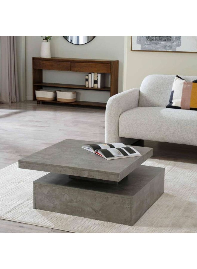 Pan Home KAPEHORN COFFEE TABLE MELAMINE - GREY - Image 1