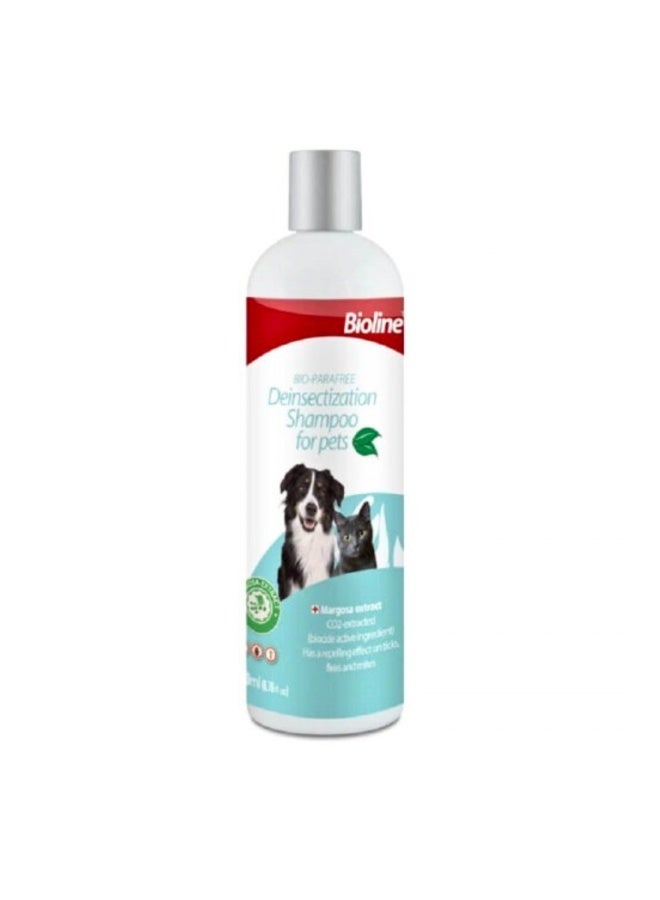BIOLINE Deinsectization Gentle Formulated Shampoo Eliminates Insects For Pets 200ml