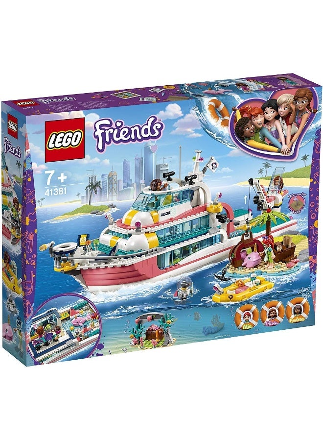LEGO قارب مهمة الإنقاذ من ليجو فريندز للأطفال بعمر 7 سنوات فما فوق - Image 3