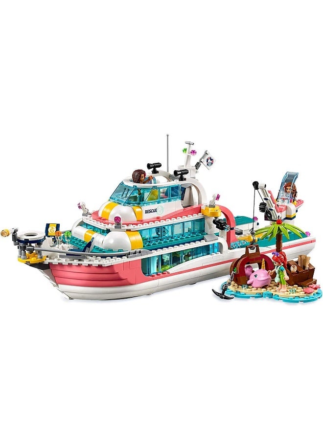 LEGO قارب مهمة الإنقاذ من ليجو فريندز للأطفال بعمر 7 سنوات فما فوق - Image 2