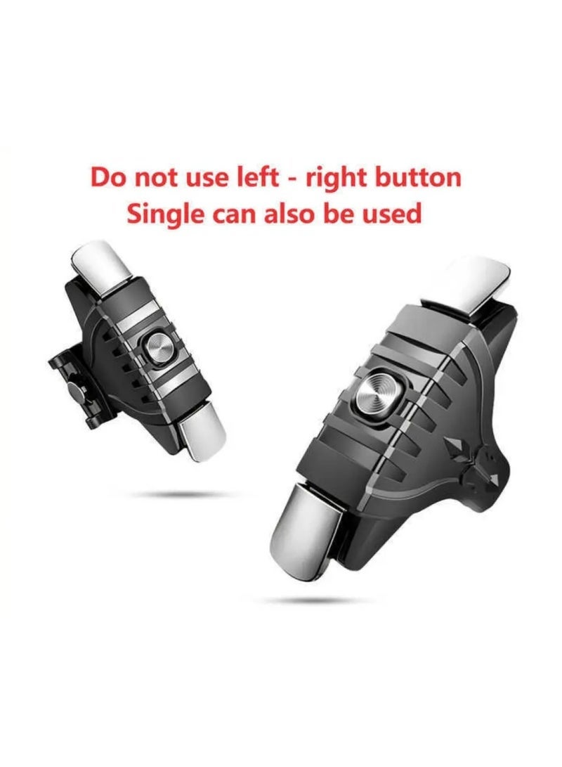 أيرلدوم Mobile Game Trigger Upgrade – 2-Finger Gaming Controller with Aim & Fire Triggers, Finger Sleeves, High-Sensitivity Shooting for PUBG, Free Fire, COD & More – iOS & Android Compatible | Black - Image 3