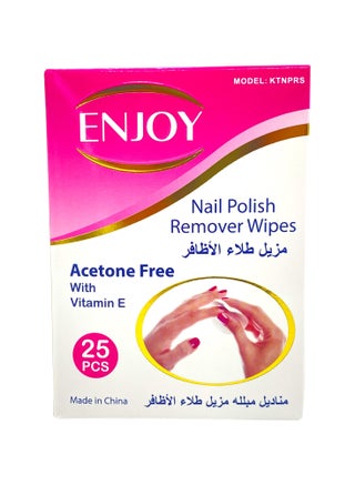 "Nail Polish Remover Wipes – Quick & Easy Nail Cleanse, 25pcs" - view 3