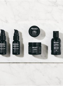 Brickell Men's Products Brickell Men's Complete Defense Anti Aging Routine, Night Face Cream, Vitamin C Day and Night Serum, Facial Moisturizer w/SPF and Eye Cream, Natural and Organic, Scented, Skin Care Gift Set  - Image 2