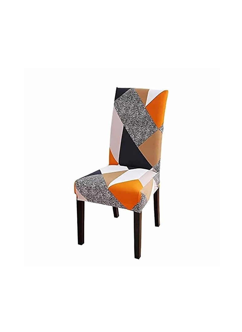 Cloud Search Cloud Search Dining Chair Cover Dining Chair Covers Set of 6 Easy Chair Cloth Elastic and Washable Dining Table Chair Cover Seater Waterproof Elastic Chair Covers for Home Party Wedding  - Image 3