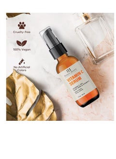 Botanic Hearth Botanic Hearth Vitamin C Serum for Face - Skin Care Formula with Vitamin E - Anti Aging Facial and Neck Serum, Reduces Appreance of Wrinkes, Acne, Under Eye Dark Circles & Dark Spot, 1 fl oz  - Image 5