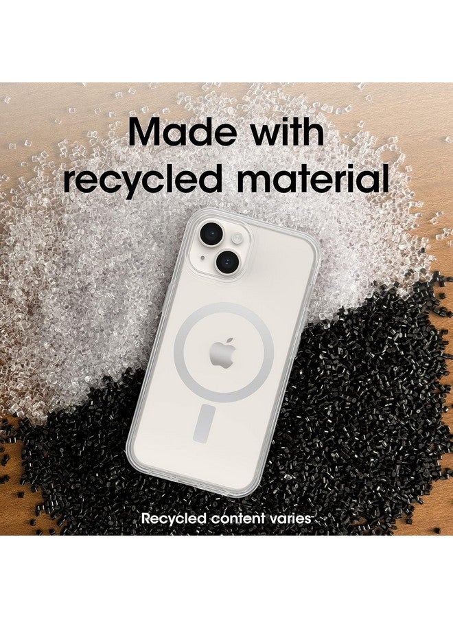 Otterbox OtterBox iPhone 14 & iPhone 13 (Only) - Symmetry Clear Series+ Case - Clear - Ultra-Sleek - Snaps to MagSafe - Raised Edges Protect Camera & Screen - Non-Retail Packaging  - Image 4