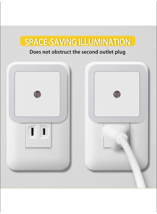 جاكت مجموعة من 6 مصابيح ليلية صغيرة LED، مصابيح ليلية قابلة للتوصيل بقوة 0.5 وات، مجموعة متنوعة من الألوان والأنماط لتلبية الاحتياجات، مناسبة لمصابيح السرير في الممرات والسلالم والمطابخ والحمامات وغرف النوم - Image 5