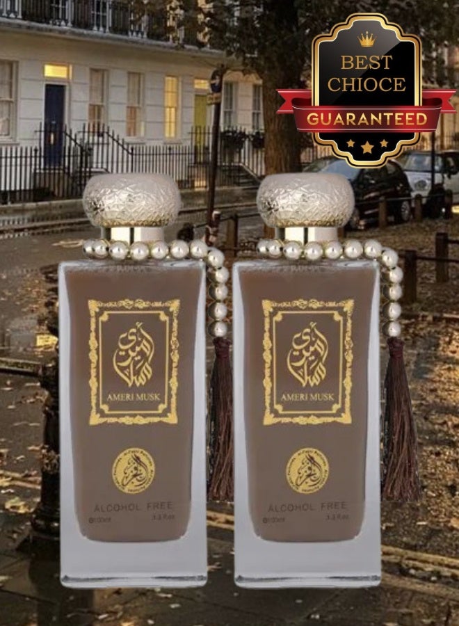 الفخر 2 قطع عطر أميري مسك 100مل - Image 1