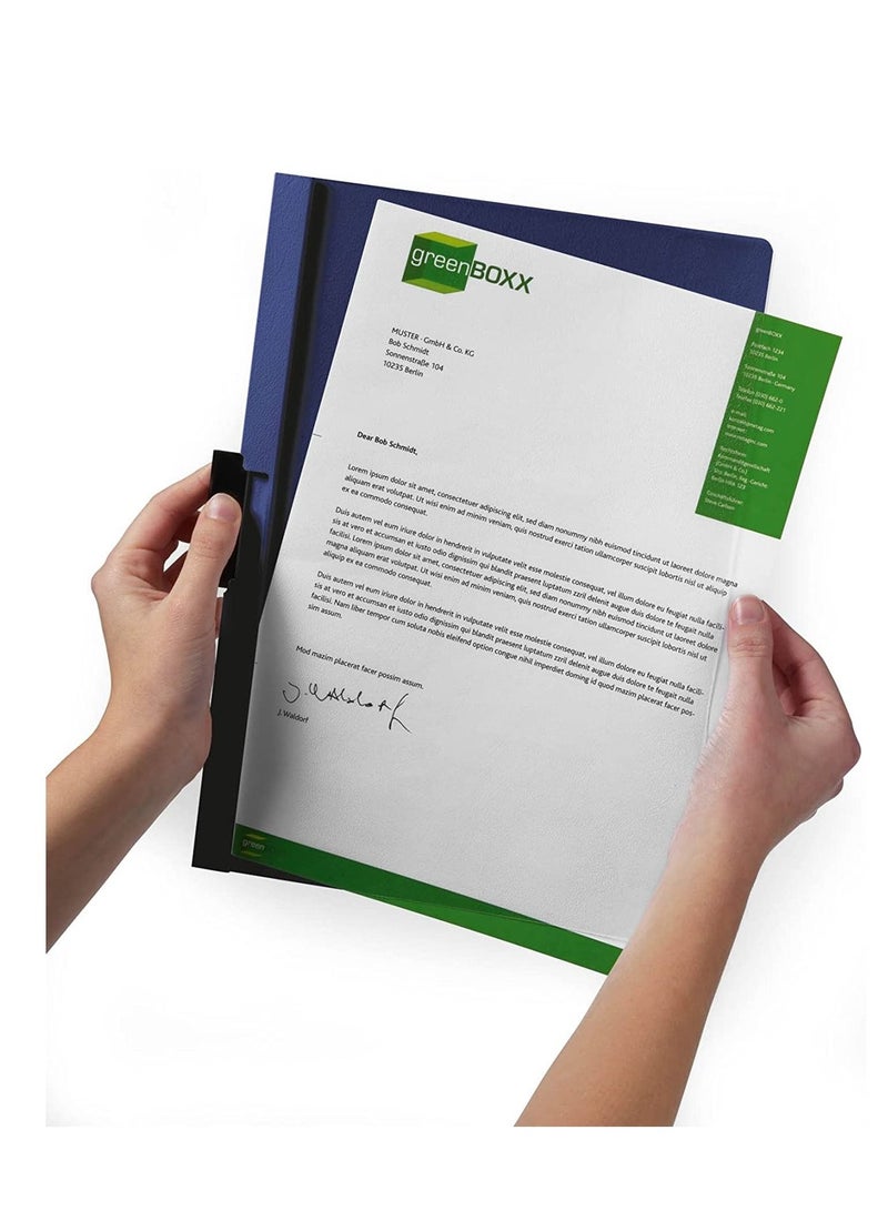 Durable 25-Piece Duraclip Clip Folder Yellow - Image 5