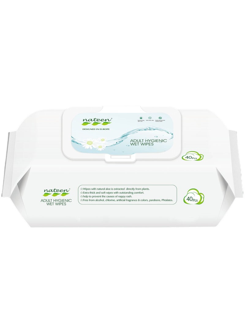 nateen Nateen Multi Purpose Wipes,Pure Water Universal Wipes,40s x 12 Packs (480 Wipes),Big Size Wet Wipes for All Purpose Cleaning,Aleo vera & Jasmine Lotion for Sensitive Skin.  - Image 2