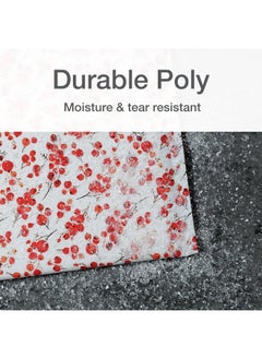 Quality Park Bubble Mailers, 8.25" X 11", Shipping Envelopes, Water Resistant Poly Padded Envelopes, Berry Print, 25 Pack (Qua85873)  - Image 2