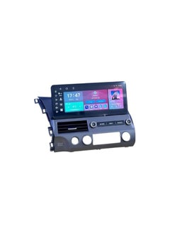 SHEZA STAR Android Car Stereo 12.3 Inch For Honda Civic 2006 2007 2008 2009 2010 2011 2GB RAM 32GB ROM Support Apple Carplay Android Auto With Complete Frame WiFi USB AHD Camera included  - Image 1