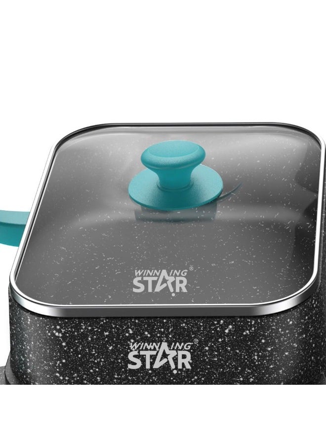 Winning Star Wing Star Electric Pot with Grill, 3 Liter, 1800 Watt, Black, M/ST-9814 - Image 5