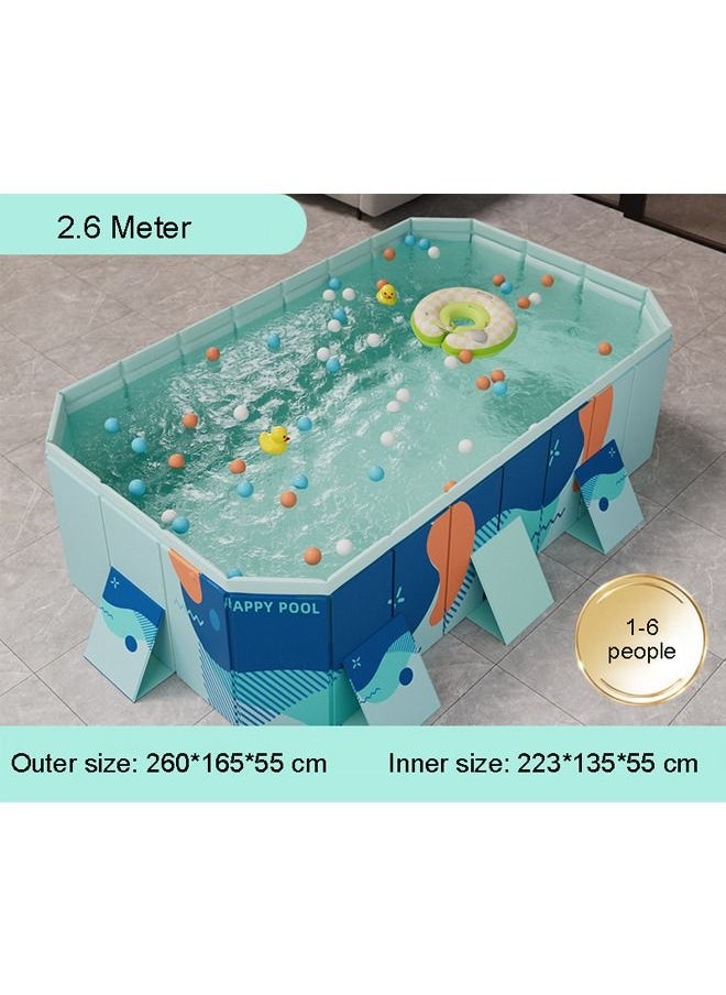 Indoor and Outdoor Portable Bath Tub  Inflatable Swimming Pool 2.6 Meter