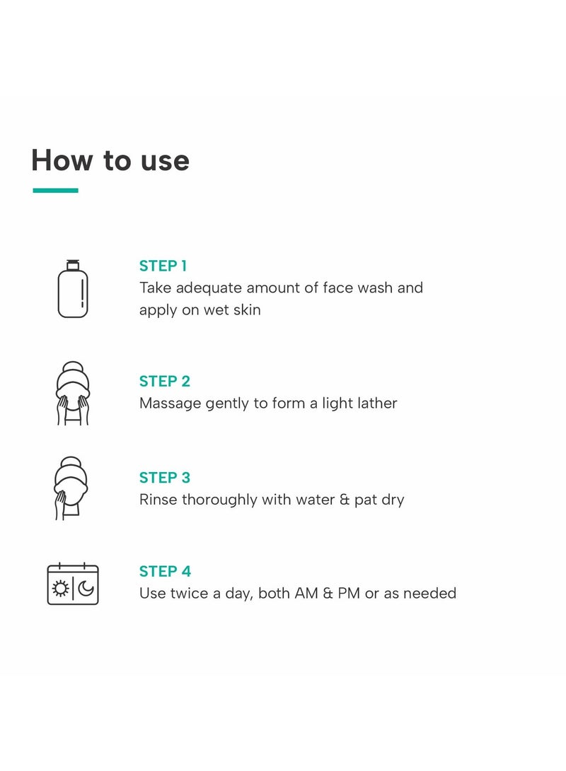 DERMATOUCH Salicylic Acid Face Wash For Acne and Oil Control Suitable to All Skin Types For both Men and Women 100ML - Image 3