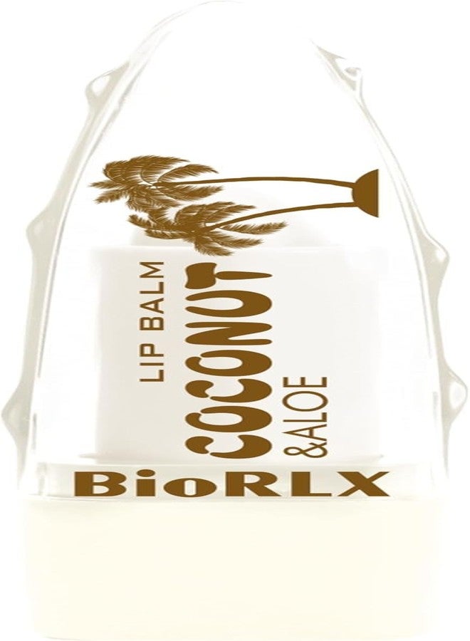 BioRLX مرطب شفاه بزيت جوز الهند من بيو آر إل إكس - ترطيب طبيعي مع خصائص جوز الهند المغذية للعناية اليومية بالشفاه (جوز الهند، 0.12 أونصة (عبوة من 1)) - Image 1