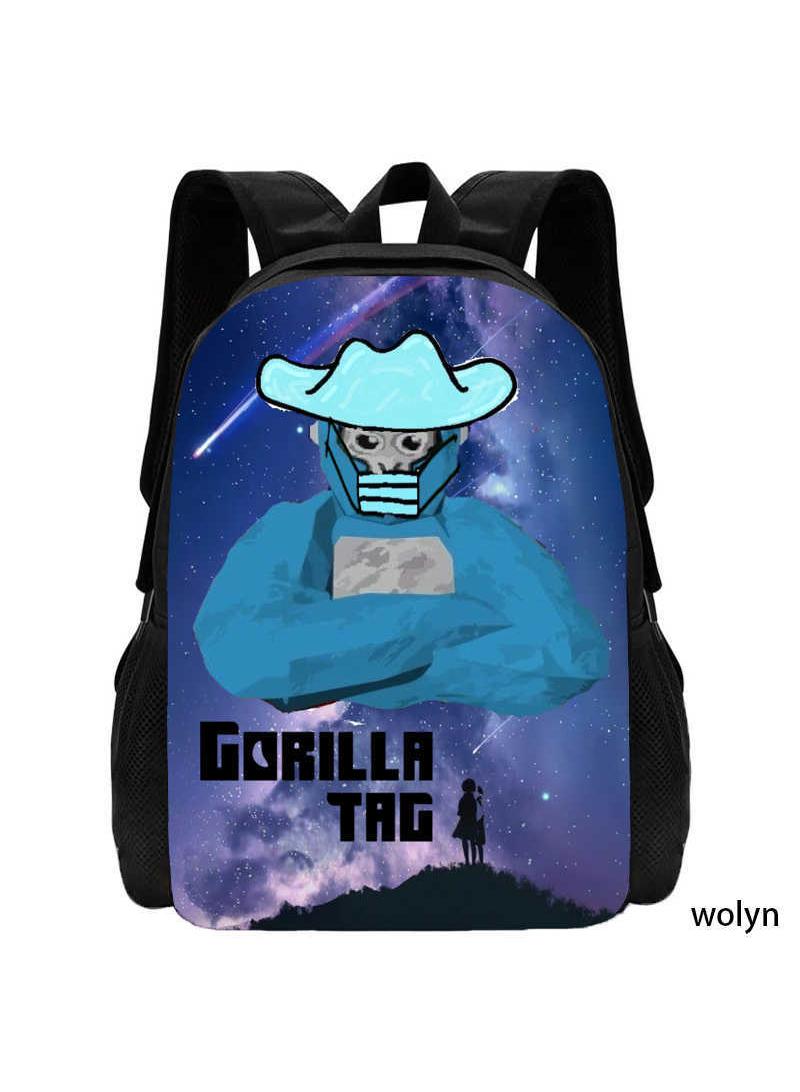 general Rekar Novelty Game Backpack Gorilla Tag Backpack Travel Laptop Backpack Cute Monkey Backpack Casual Daypack Game Fan Gift - Image 1