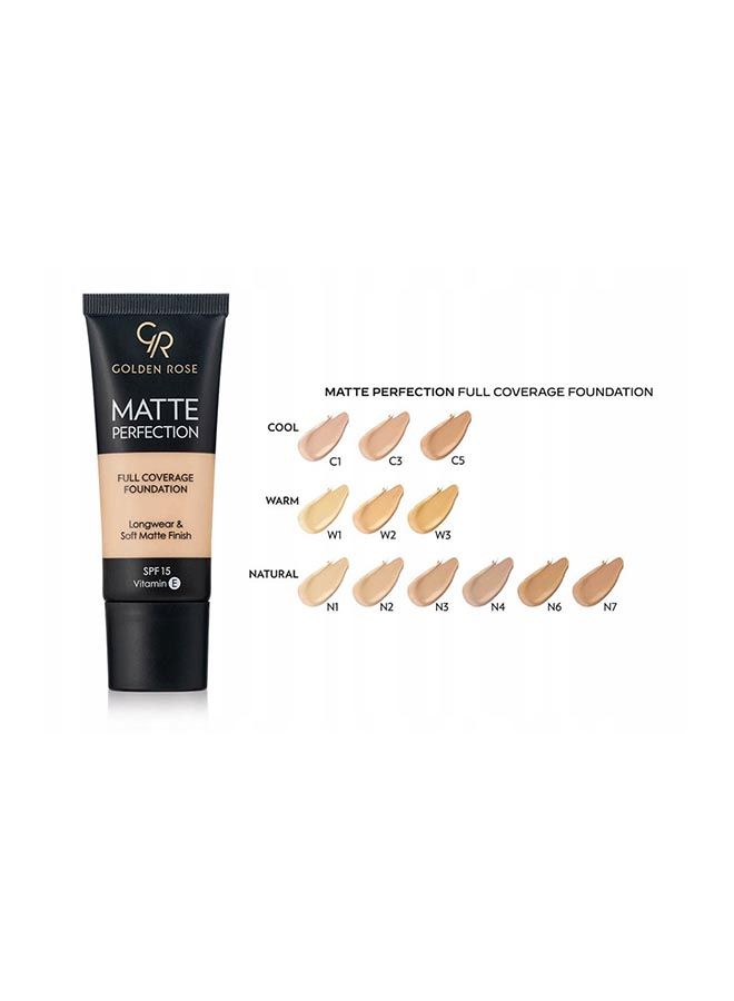 Golden Rose GR Matte Perfection Foundation No-Warm 6 - Image 2