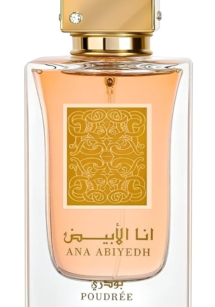 Lattafa Ana Abiyedh Poudree Eau de Parfum for Women, 60ml - Image 1