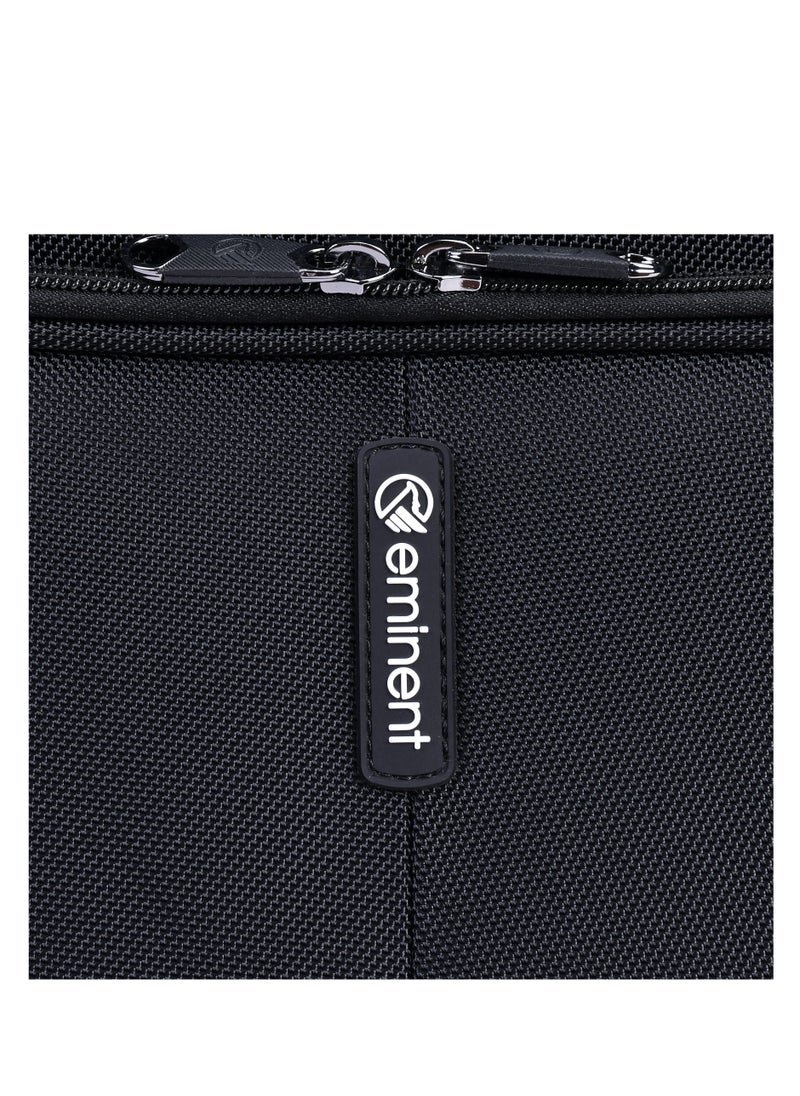 eminent - Premium Pilot Case Trolley 17 inch with Multi Compartments and RFID pockets V324A Black - Image 1