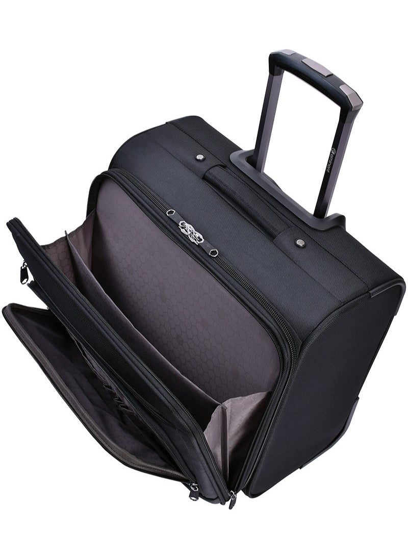 eminent - Premium Pilot Case Trolley 17 inch with Multi Compartments and RFID pockets V324A Black - Image 1