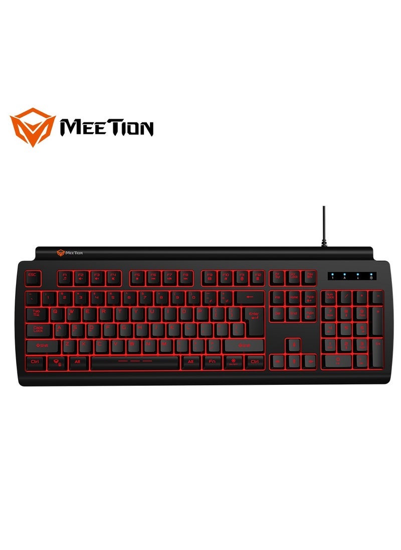 Meetion Meetion K9000 RGB Gaming Keyboard – Waterproof Design, Vibrant LED Backlighting, 19-Key Anti-Ghosting, Ergonomic Layout, USB Wired Connection – Ideal for PC Gaming, Office, and Daily Use – Durable & Splash-Proof – Compatible with Windows & macOS Systems  - Image 2