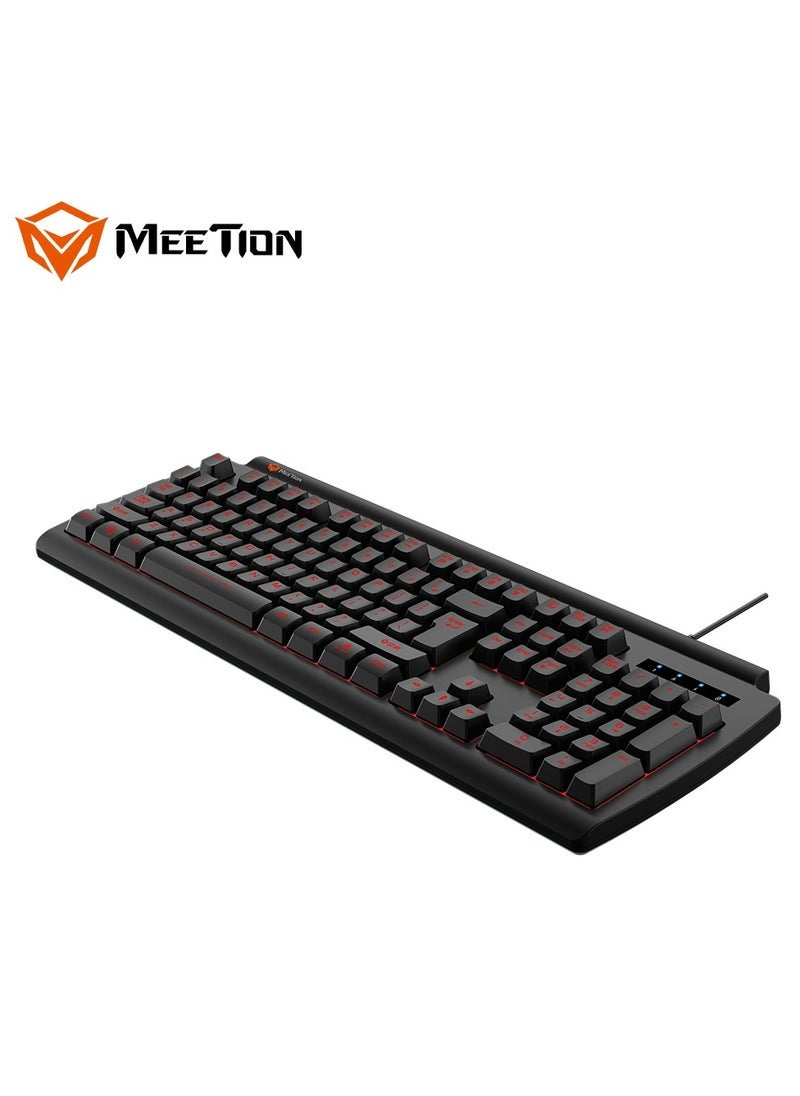 Meetion Meetion K9000 RGB Gaming Keyboard – Waterproof Design, Vibrant LED Backlighting, 19-Key Anti-Ghosting, Ergonomic Layout, USB Wired Connection – Ideal for PC Gaming, Office, and Daily Use – Durable & Splash-Proof – Compatible with Windows & macOS Systems  - Image 4