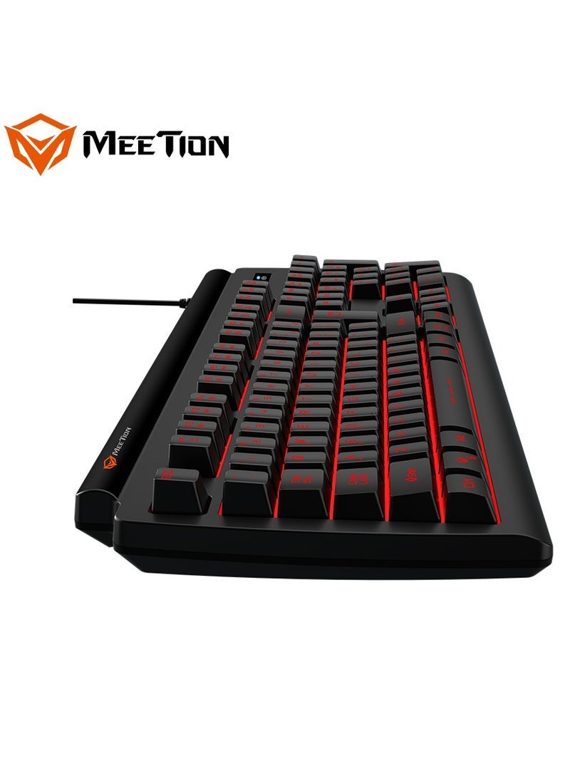 Meetion Meetion K9000 RGB Gaming Keyboard – Waterproof Design, Vibrant LED Backlighting, 19-Key Anti-Ghosting, Ergonomic Layout, USB Wired Connection – Ideal for PC Gaming, Office, and Daily Use – Durable & Splash-Proof – Compatible with Windows & macOS Systems  - Image 5