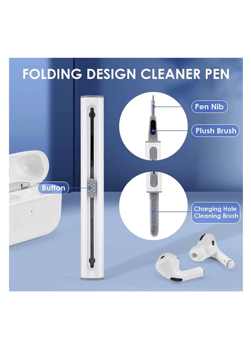 Contex Cleaner Kit for Airpods 3 in 1 Multi Function Cleaning Pen for AirPods Pro Portable Cleaning Tools Compatible with Lego Huawei Samsung MI Earbuds and Other Earphones - Image 2