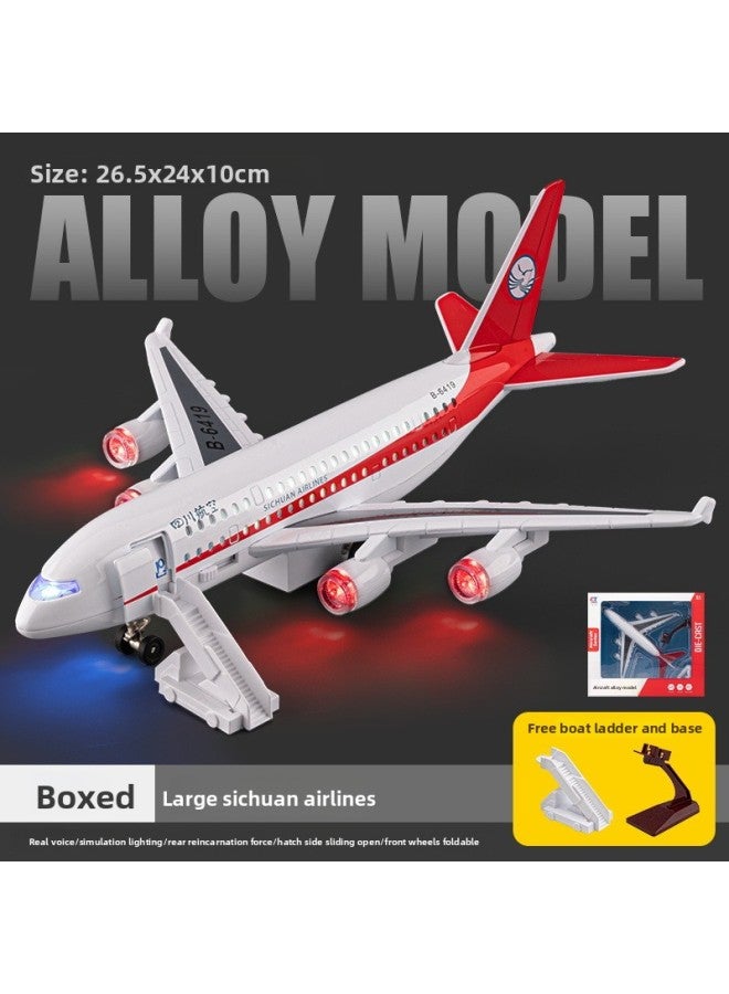 Kids Toy - Sichuan airlines passenger aircraft Kids Toy - Fun Learning Toy, Creative Play, Birthday Gift for Boys Girls, Interactive Game, Kids Development - Image 1