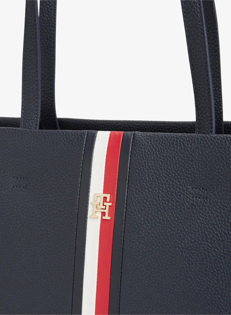 Tommy Hilfiger  Essential Corporate Global Stripe Tote Bag for Women | Best Price UAE
