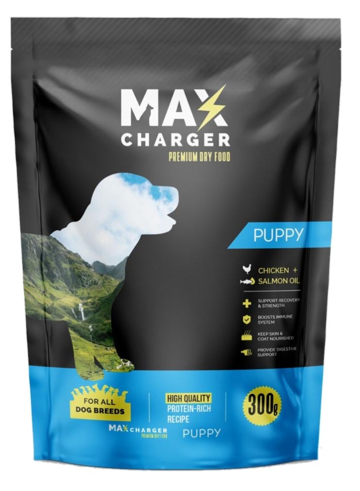 MAX CHARGER PUPPY DRY FOOD 300 GM