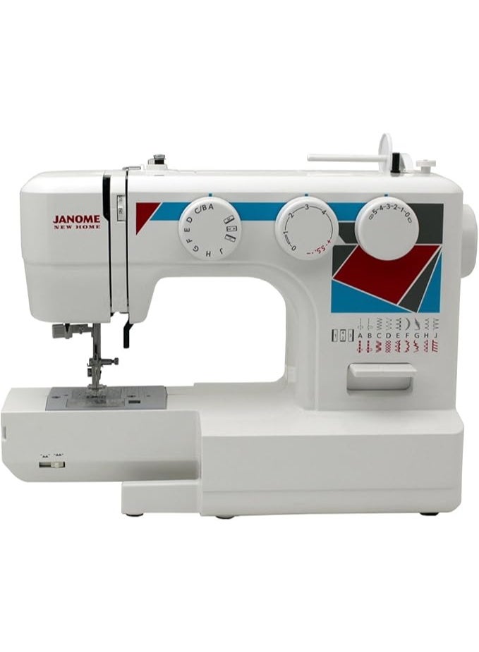 Janome MOD-19 Easy-to-Use Sewing Machine with 19 Stitches, and 5-Piece Feed Dogs - Image 2