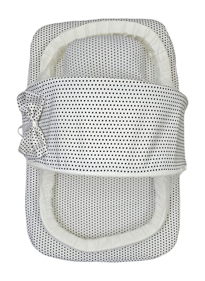 BABYCARA - Baby Net Bed With Thick Mattress, Mosquito Net And Neck Pillow, 82 X 50 CM - Image 1