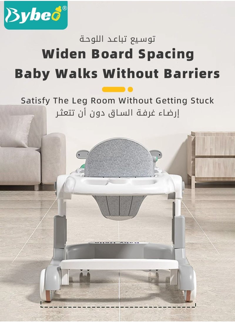 Bybeo - 3In1 Infants Baby Walker With Parent Push Handle, Adjustable Height, Big Comfortable Seat Cushion, Detachable Trampoline Mat - Image 1