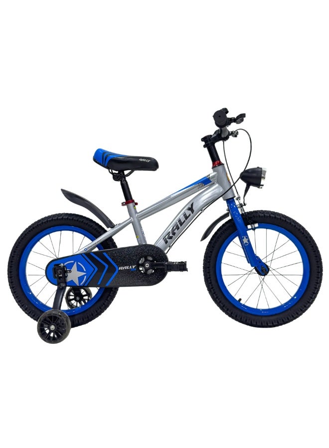 The RALLY Falcon Kids Bicycle 16 Inch P145 | Training Wheels | LED Wheels | Chain Cover | Bell | Age 5–7 Years