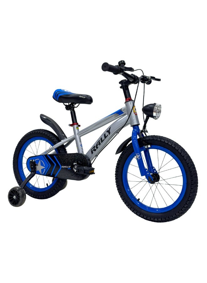 RALLY BICYCLE The RALLY Falcon Kids Bicycle 16 Inch P145 | Training Wheels | LED Wheels | Chain Cover | Bell | Age 5–7 Years - Image 3